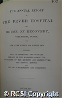'The annual report of the fever hospital and house of recovery, Cork Street, Dublin for the year ended 31 March 1879'