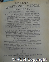 'Q.F.F.F.Q.S Quaestiones medicae duodecim'