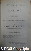 'A few sober words of table-talk about table-spirits, and the Rev. N.S. Godfrey's incantations'