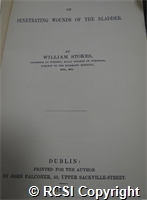 'On penetrating wounds of the bladder'