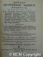 'Q.F.F.F.Q.S. Quaestiones medicae duodecim'