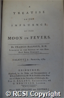'A treatise on the influence of the moon in fevers'