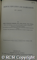 'Medical education and examinations in 1887'