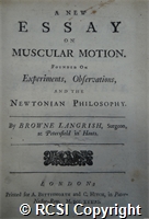 'A new essay on muscular motion. Founded on experiments, observations, and the Newtonian philosophy'