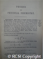 'Physics and physical chemistry'