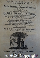 'Disputatio medica inauguralis, De aeris pulmones intrantis effectu'