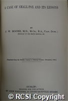 'A case of small-pox and its lessons'