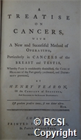 'A treatise on cancers'
