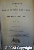 'Appendix (B) to the report of the General Board of Health on the epidemic cholera of 1848 & 1849'