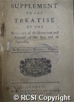 'A supplement to the treatise of the diseases of the horny-coat and cataract of the eye, and its appendix'