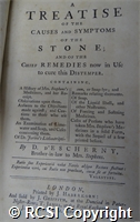 'A treatise of the causes and symptoms of the stone and of the chief remedies now in use to cure this distemper. Containing a history of Mrs Stephen's medicines and her remedies...'