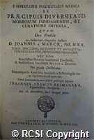 'Dissertatio inauguralis medica. De praecipuis diversitatis morborum fundamentis, et curatione diversa'