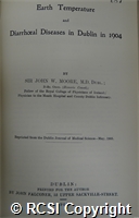 'Earth temperature and diarrhoeal diseases in Dublin in 1904'