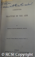 'Comminuted fracture of the arm'