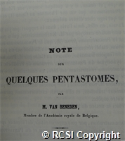 'Note sur quelques pentastomes'