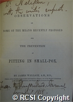 'Observations on some of the means recently proposed for the prevention of pitting in smallpox'