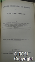 'Sanitary organisation in Ireland in its medical aspect'