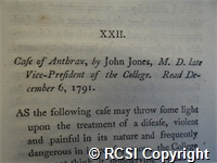 'Case of anthrax'