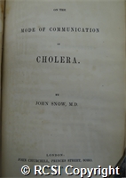 'On the mode of communication of cholera'