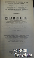 'Charriere, fabricant d'instruments de chirurgie, d'instruments de chirurgie veterinaire, de coutellerie'