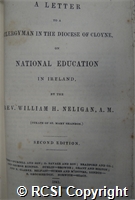 'A letter to a clergyman in the diocese of Cloyne on national education in Ireland'