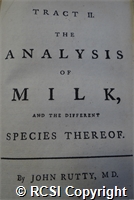 'The analysis of milk and the different species thereof'