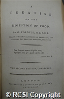 'A treatise on the digestion of food'