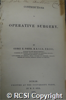 'Contributions to operative surgery'