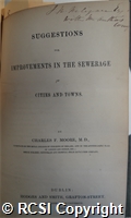 'Suggestions for improvements in the sewerage of cities and towns'