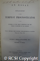 'An essay explanatory at the tempest prognosticator in the building of the Great Exhibition for the works of industry of all nations'