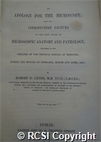 'An apology for the microscope'