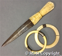Ivory handled dagger