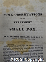 'Some observations on the treatment of small pox'